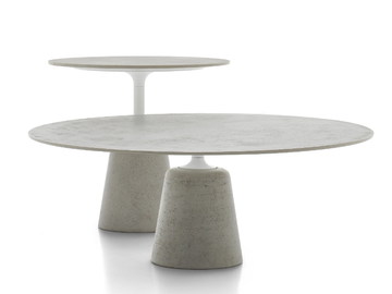 ROCK TABLE MINI - Cement coffee table by MDF Italia - view 2